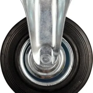 KÓŁKO STAŁE Z CZARNĄ GUMĄ 200MM 87307V VOREL Wyprzedaż